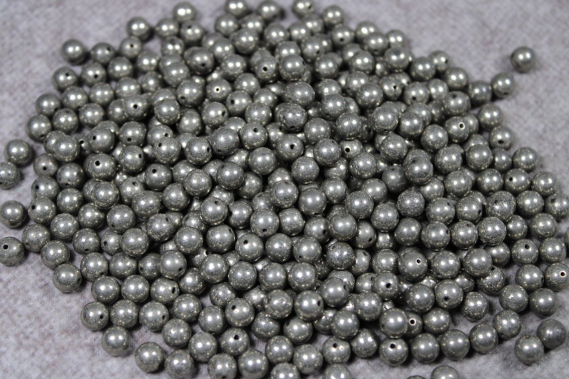 Several Pyrite beads