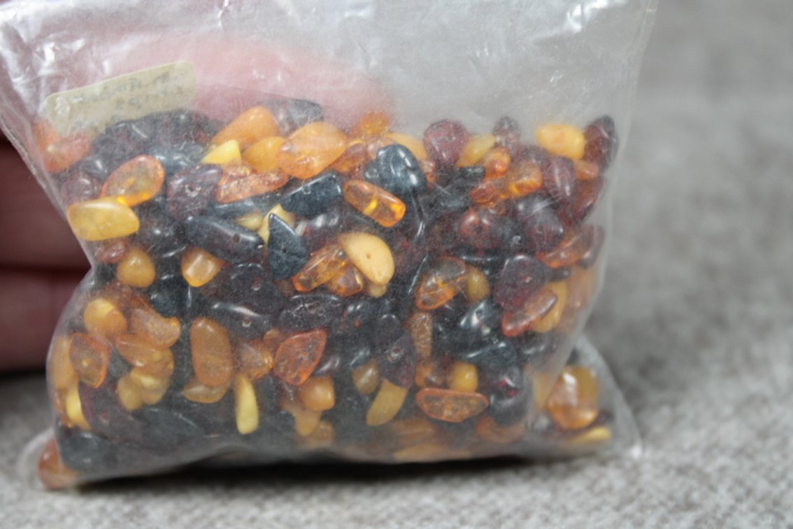 Several Amber beads