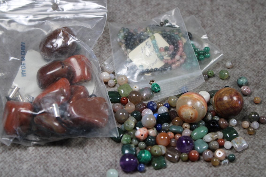 An assortment of beads