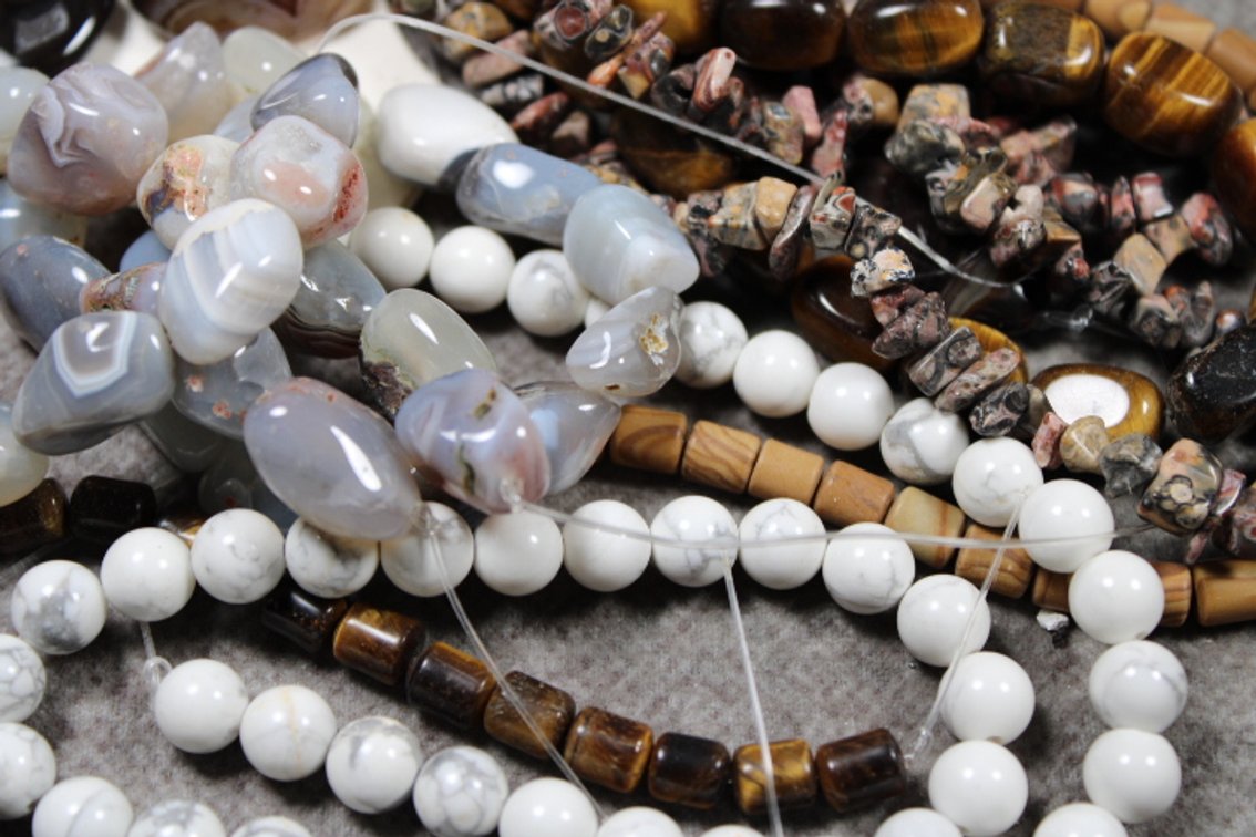 An assortment of beads