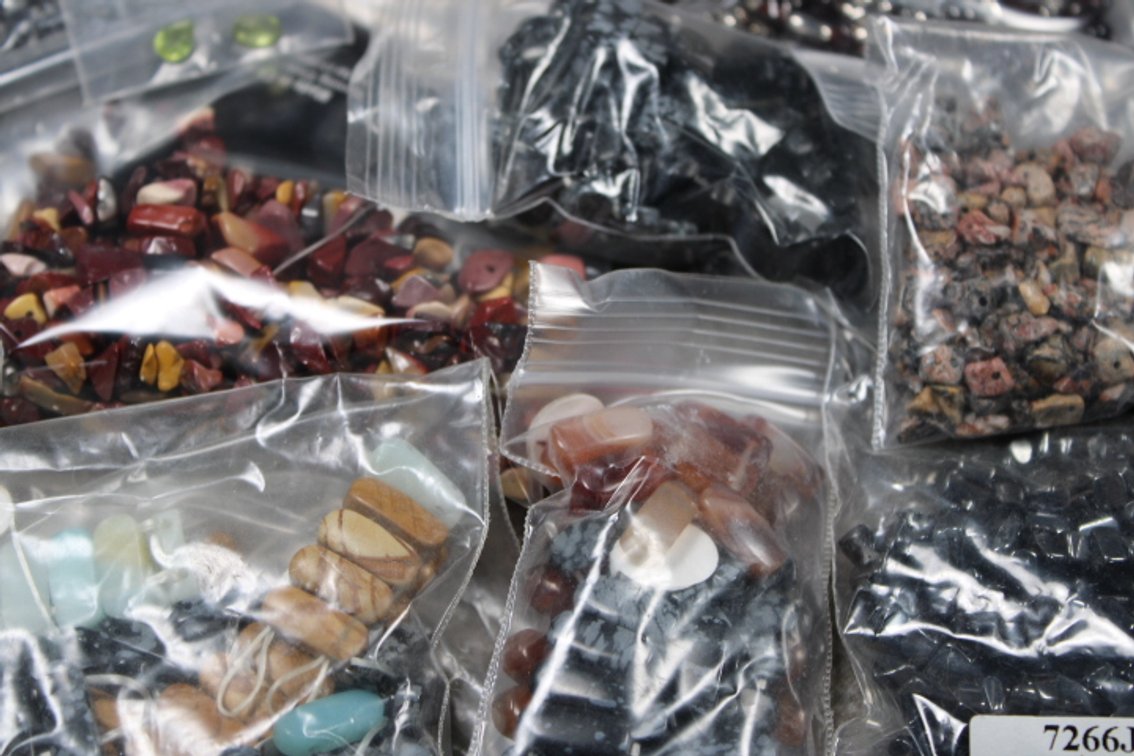 An assortment of beads
