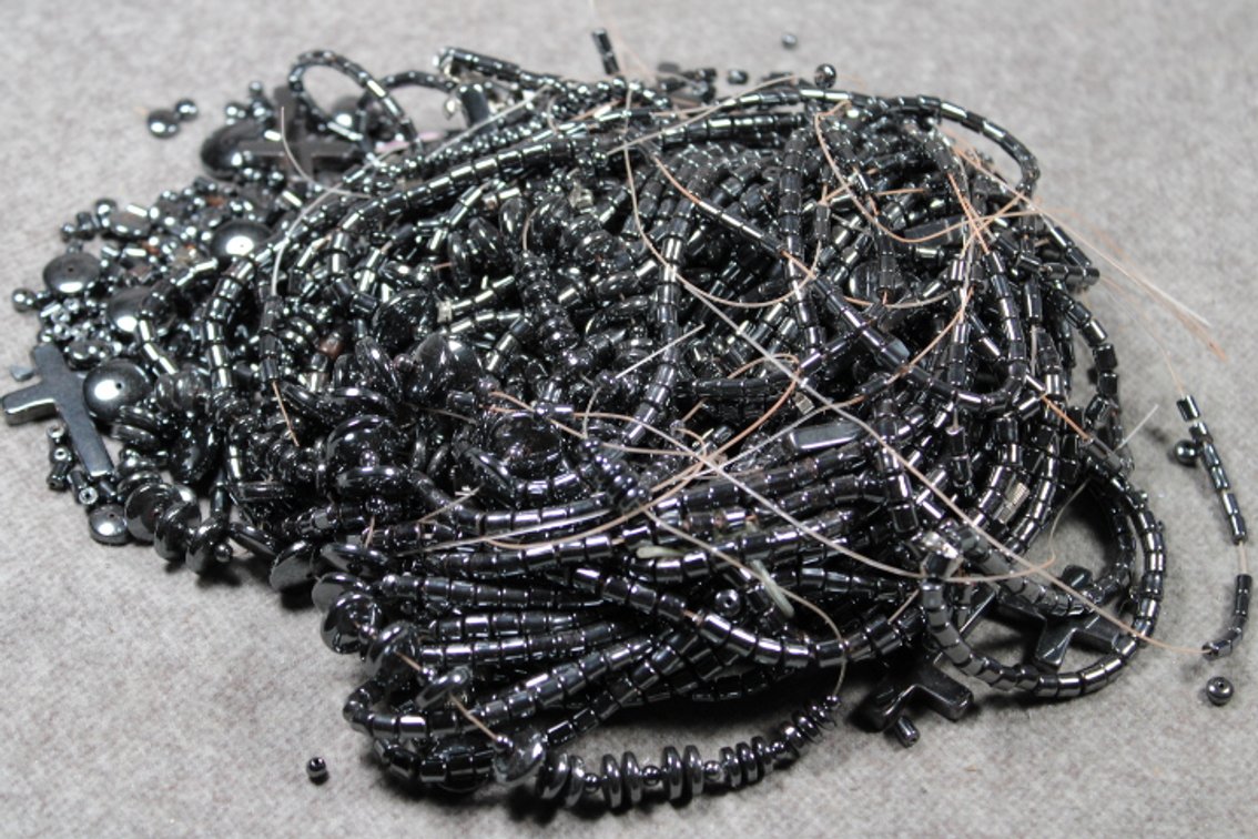 Several Hematite necklaces, some need to be restrung