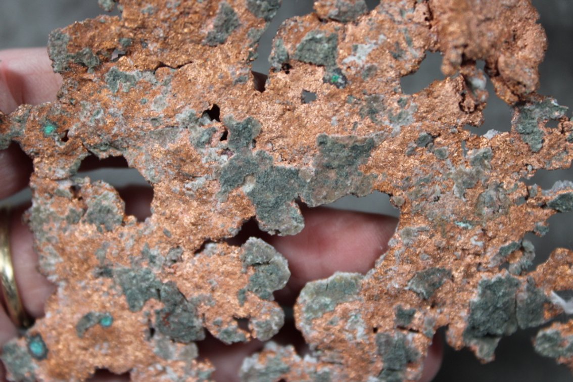 A 2.6 oz piece of Michigan Copper
