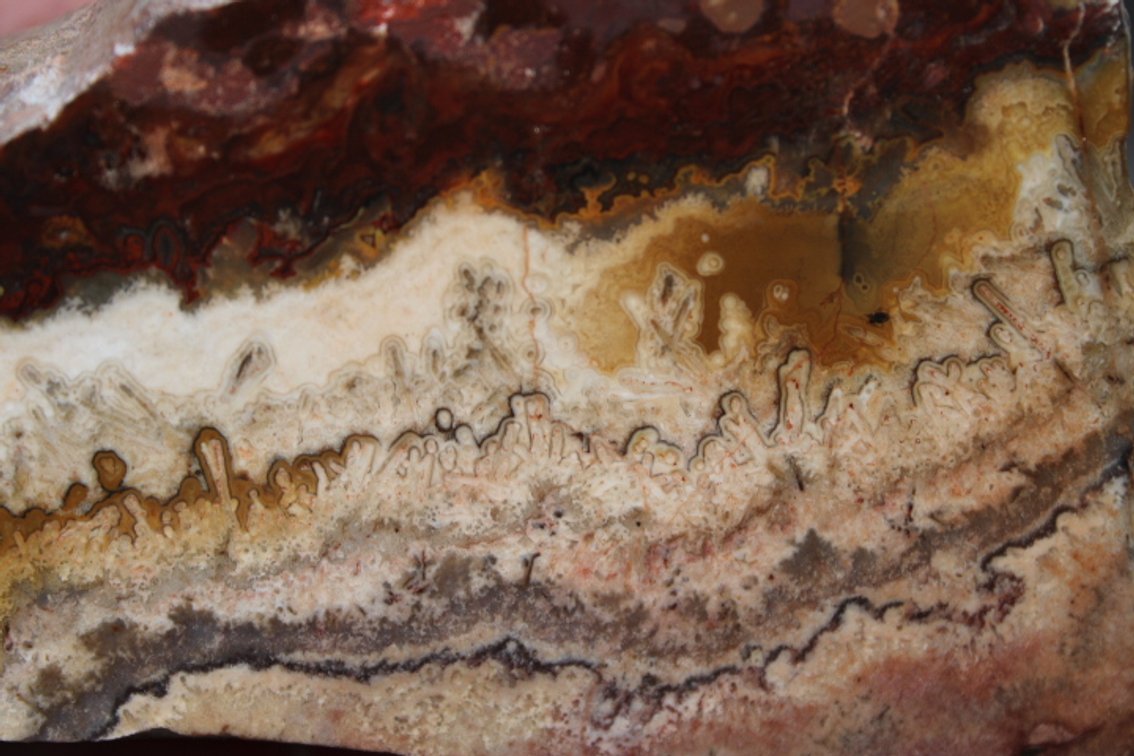 A 2 lb 8 oz piece of Mexican Lace Agate