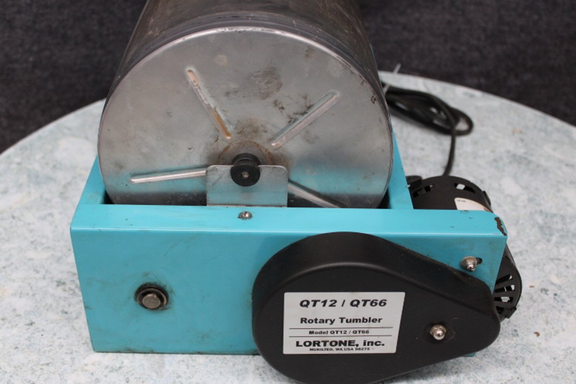 A used  QT 12 Lortone tumbler