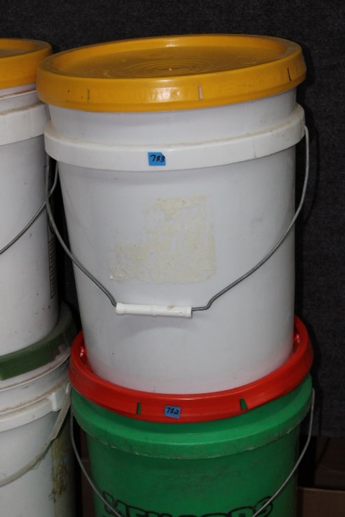 An approximately 50 lb mystery bucket