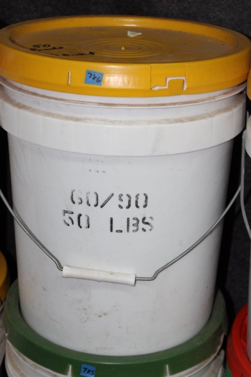 An approximately 50 lb mystery bucket
