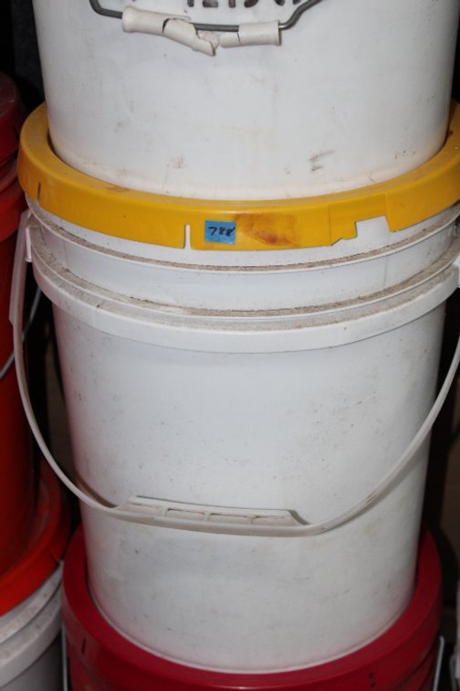 An approximately 50 lb mystery bucket