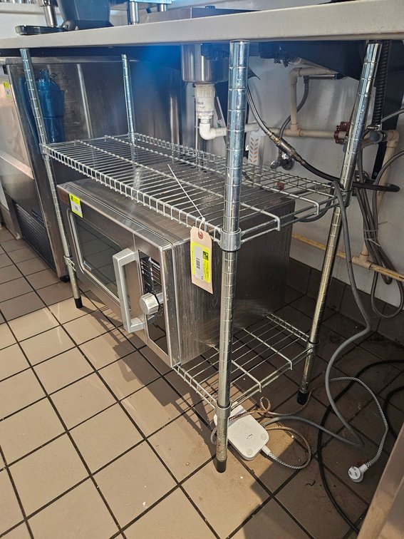 Wire 2 Tier Shelf, 36"x14"x36"