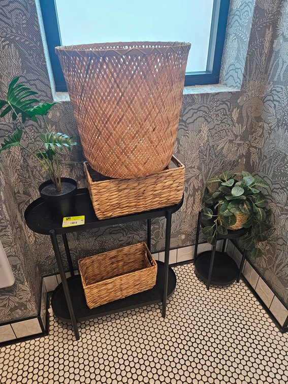 Assorted Decor, Shelf, Greenery