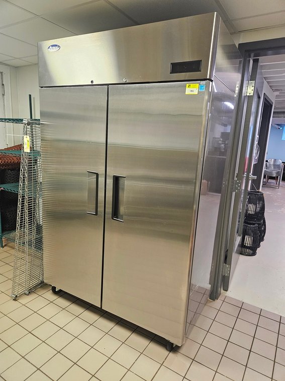 Atosa 2 Door Freezer on Wheels, Model MBF8002GR, 115V, 52"x32"x81"