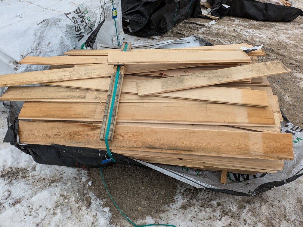Hemlock 1"x6" Tongue and Groove V 4 Edges, Kiln Dried, Grade: Outs,  437 Sq. Ft., 4' Lengths