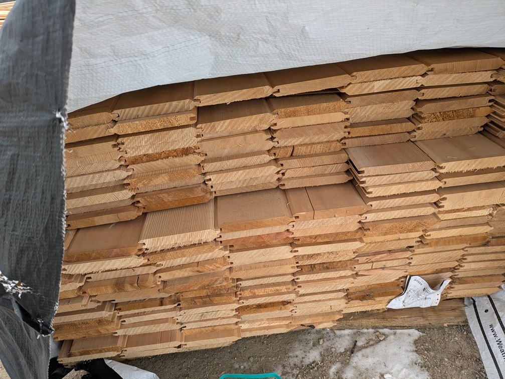 Hemlock 1"x6" Tongue and Groove V 4 Edges, Kiln Dried, Grade: Outs,  456 Sq. Ft., 4' Lengths