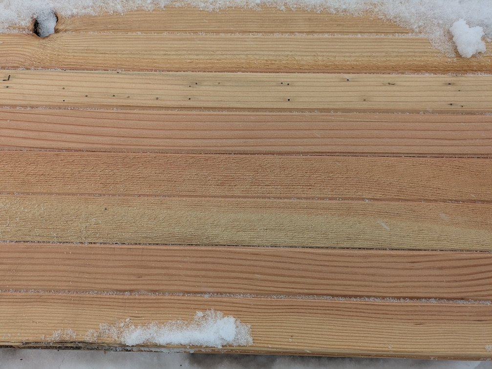 Douglas Fir 5/8"x4" Beaded Ceiling, Kiln Dried, Grade: Outs, 168 Sq. Ft., Various lengths up to 12'