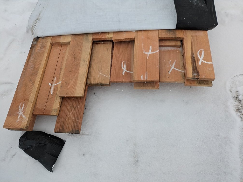 Douglas Fir 1"x6" Tongue and Groove Flooring, Kiln Dried, Grade: Outs, 32 Sq. Ft., 3', 4' and 5' Lengths