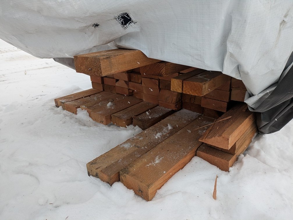 Douglas Fir 1 7/8" x 4 7/8", Kiln Dried, Grade: Outs, 235 Linear Feet, 3', 4' and 5' Lengths