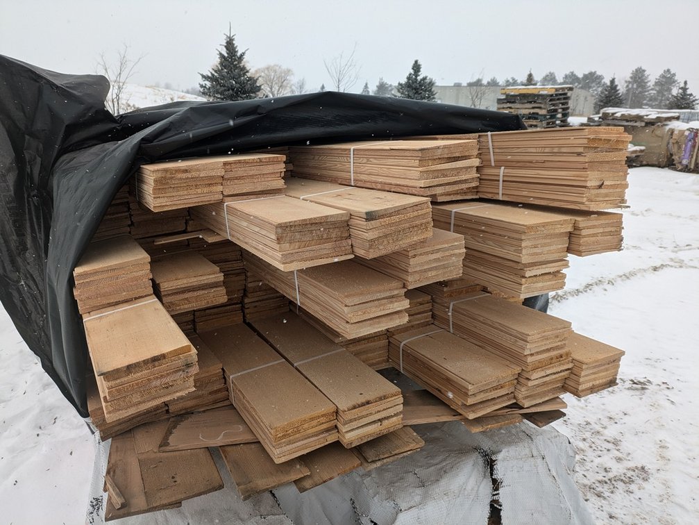 Hemlock 1/2"x6" Bevel Siding Clear, Kiln Dried, Grade: C/BTR VG,  752 Sq. Ft., 3', 4' and 5' Lengths