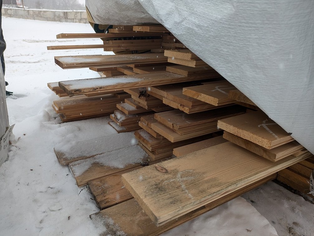 Hemlock 1"x6" Bevel Blanks, Kiln Dried, Grade: Outs, Quantity 216 - 4' Boards