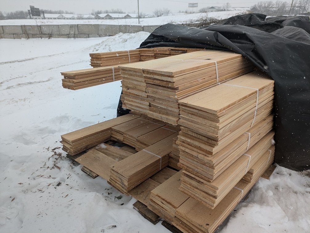 Hemlock 1/2"x6" Bevel Siding Clear, Kiln Dried, Grade: C/BTR VG,  718 Sq. Ft., 3', 4' and 5' Lengths