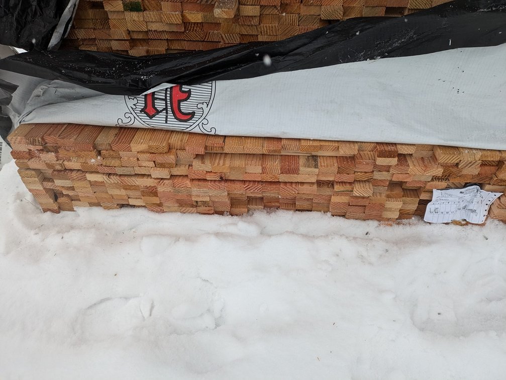 Douglas Fir 1"x2" S4S EE, Kiln Dried, Grade: Outs, 1404 Linear Feet, 4' Lengths