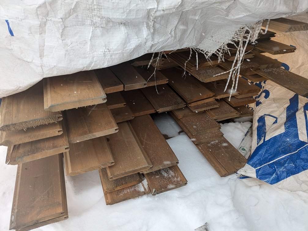Hemlock 1"x6" Tongue and Groove V 4 Edges, Kiln Dried, Grade: Outs,  406 Sq. Ft., 4' Lengths