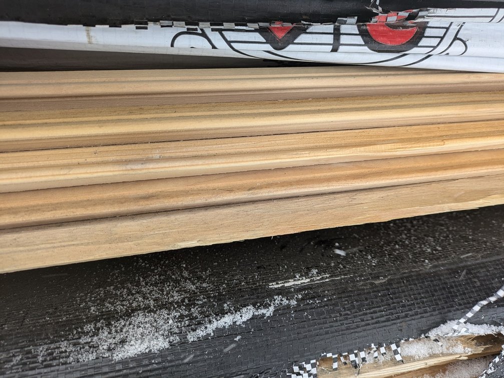 Hemlock 1"x6" Tongue and Groove V 4 Edges, Kiln Dried, Grade: Outs,  180 Sq. Ft., 12' Lengths