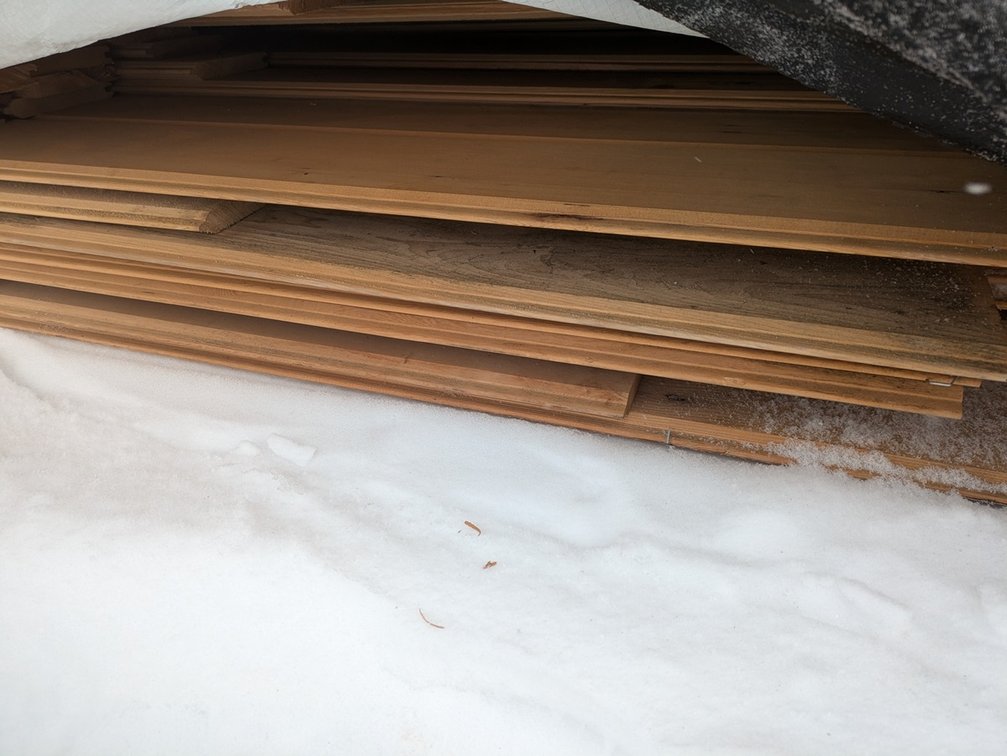 Hemlock 1"x6" Tongue and Groove V 4 Edges, Kiln Dried, Grade: Outs,  992 Sq. Ft., 15' Lengths