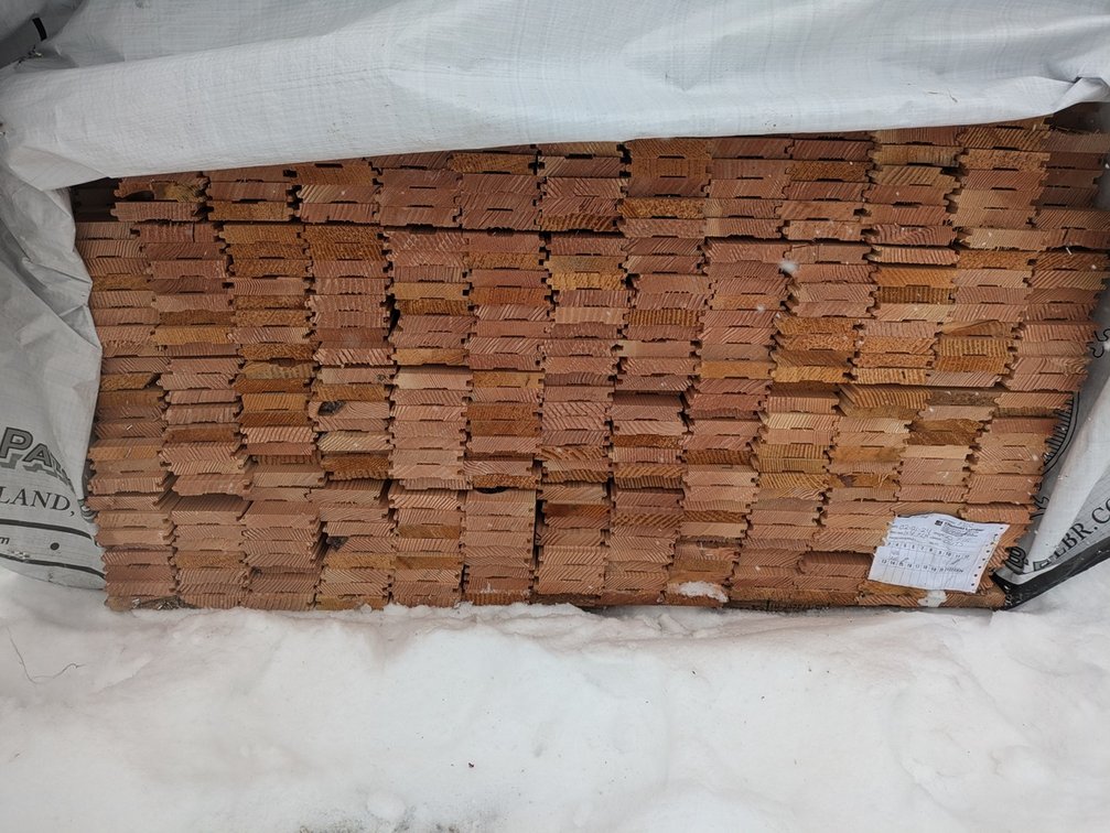 Douglas Fir 1"x4" Tongue and Groove Flooring, Kiln Dried, Grade: Outs, 433 Sq. Ft., 4' to 5' Lengths
