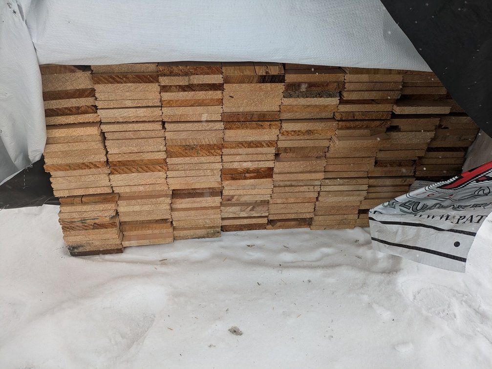 Hemlock 1"x6" Bevel Blanks, Kiln Dried, Grade: Outs, Quantity 225 - 4' Boards