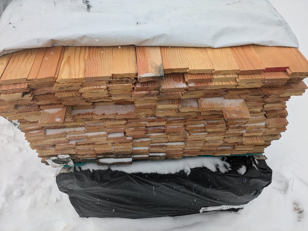 Douglas Fir 1"x4" Tongue and Groove Flooring, Kiln Dried, Grade: Outs, 376 Sq. Ft., 4' to 5' Lengths