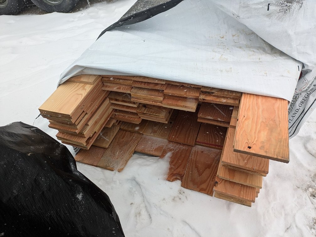 Douglas Fir 1"x8" S4S EE, Kiln Dried, Grade: Outs, 744 Linear Feet, 4' Lengths