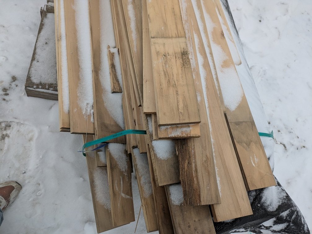 Hemlock 1"x6" Bevel Blanks, Kiln Dried, Grade: Outs, Quantity 71 - 7' Boards