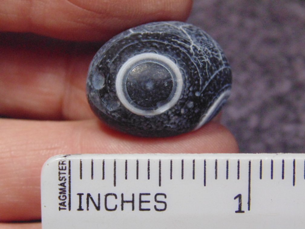 A natural Gobi Eye Agate, weighs 9.2 grams