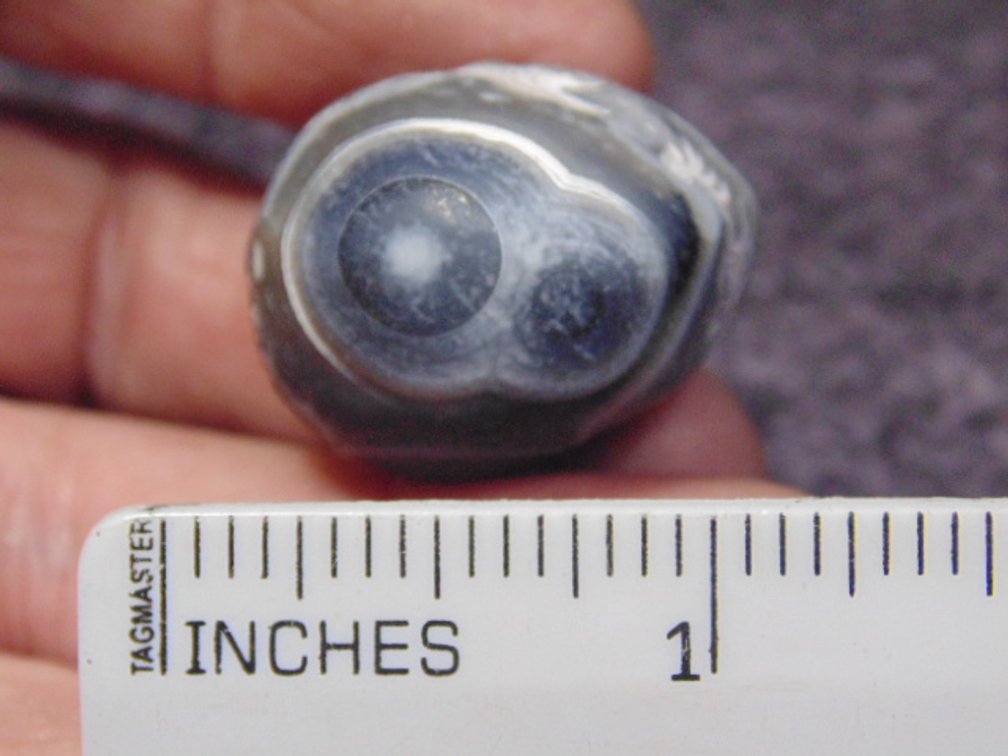 A natural Gobi Eye Agate, weighs 22.1 grams