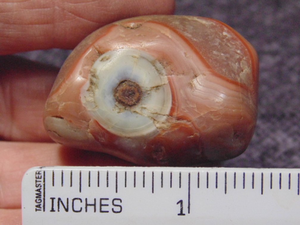 A natural Lake Superior Eye Agate, weighs 41.2 grams