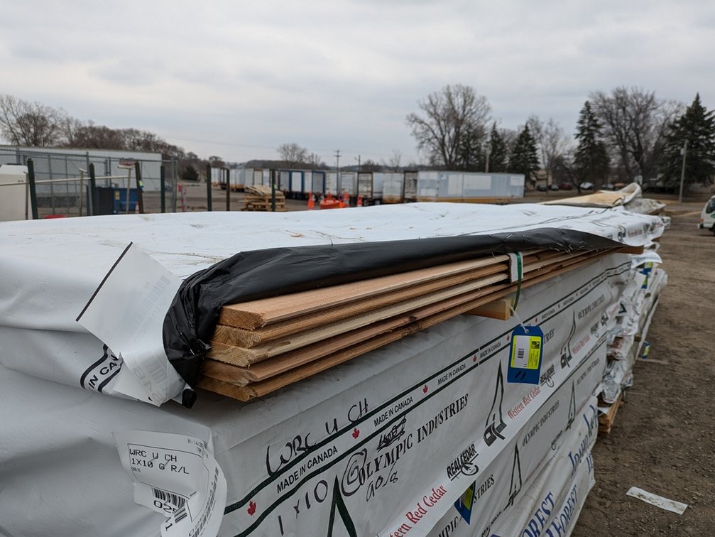 Western Red Cedar 1"x8" Utility WP-11 TF, Kiln Dried, 240 Linear Feet, 130 Sq. Ft., 8' Lengths