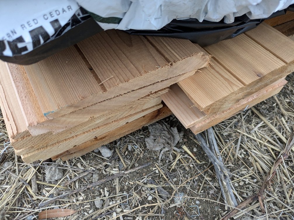 Western Red Cedar 1"x8" Utility Thick Butt Bevel, Kiln Dried, 588 Linear Feet, 318 Sq. Ft., 14' Lengths