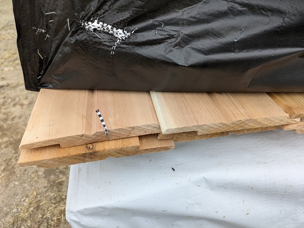 Western Red Cedar 1"x8" Utility Bandsawn, Kiln Dried, 96 Linear Feet, 52 Sq. Ft., 8' Lengths