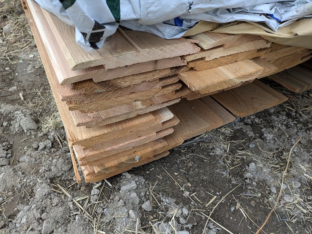 Western Red Cedar 1"x8" Utility Channel Bandsawn, Kiln Dried, 582 Linear Feet, 315 Sq. Ft., 6' and 8' Lengths