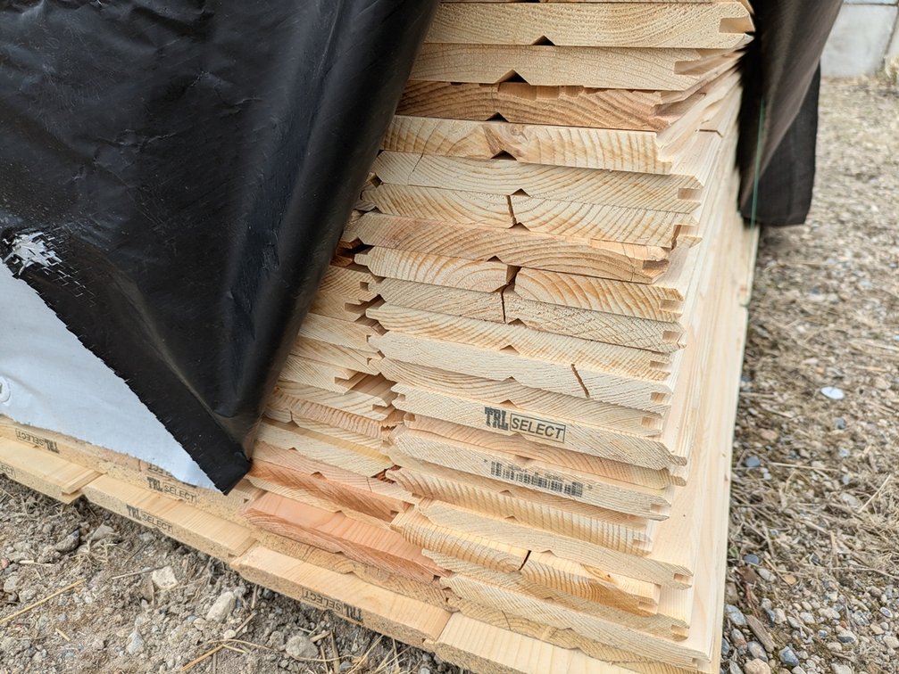 Pine 1"x8" WP4 Outs, 2352 Linear Feet, 1372 Sq. Ft., 8' Lengths
