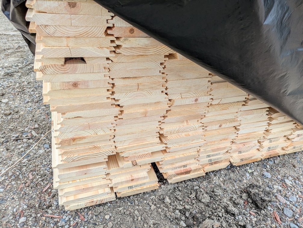 Pine 1"x6" WP4 Nickel Gap Outs, 2530 Linear Feet, 1054 Sq. Ft., 10' Lengths