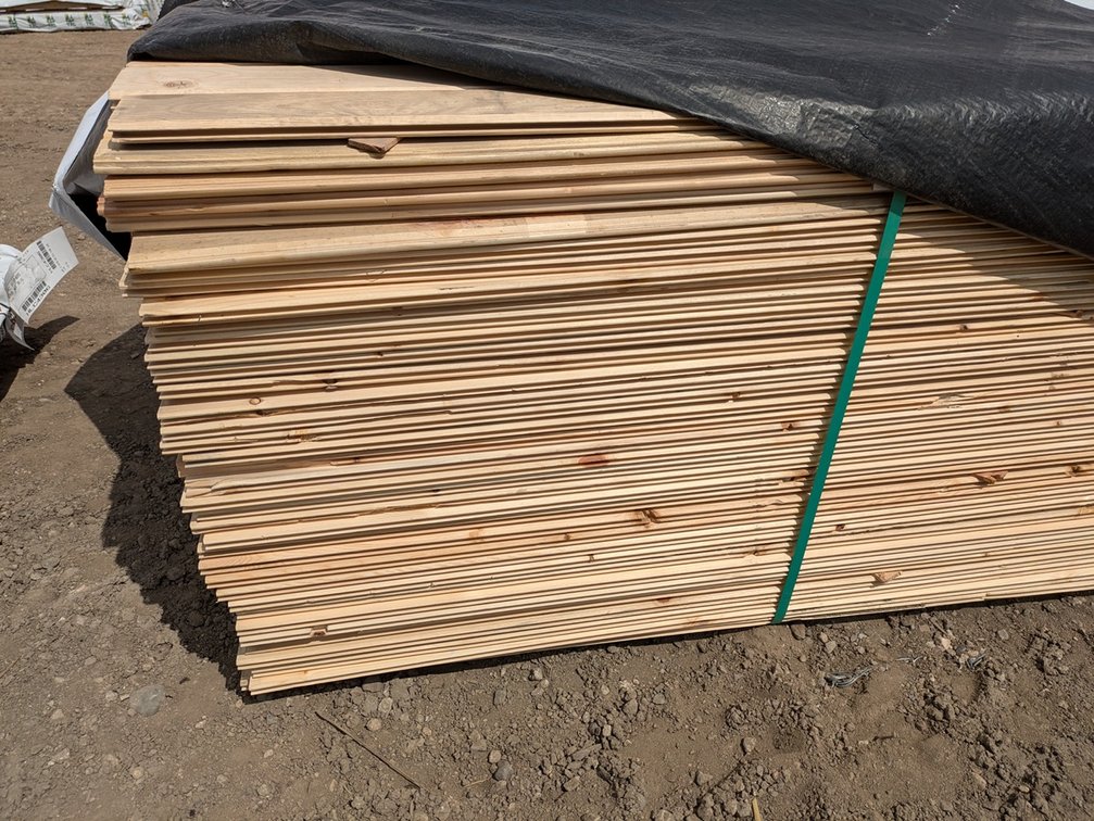 Pine 1"x4" ECB/WP4 Outs, 3832 Linear Feet, 958 Sq. Ft., 8' Lengths