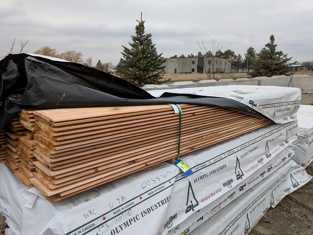 Western Red Cedar 1"x10" Utility Channel Grn, 940 Linear Feet, 665 Sq. Ft. 10' Lengths