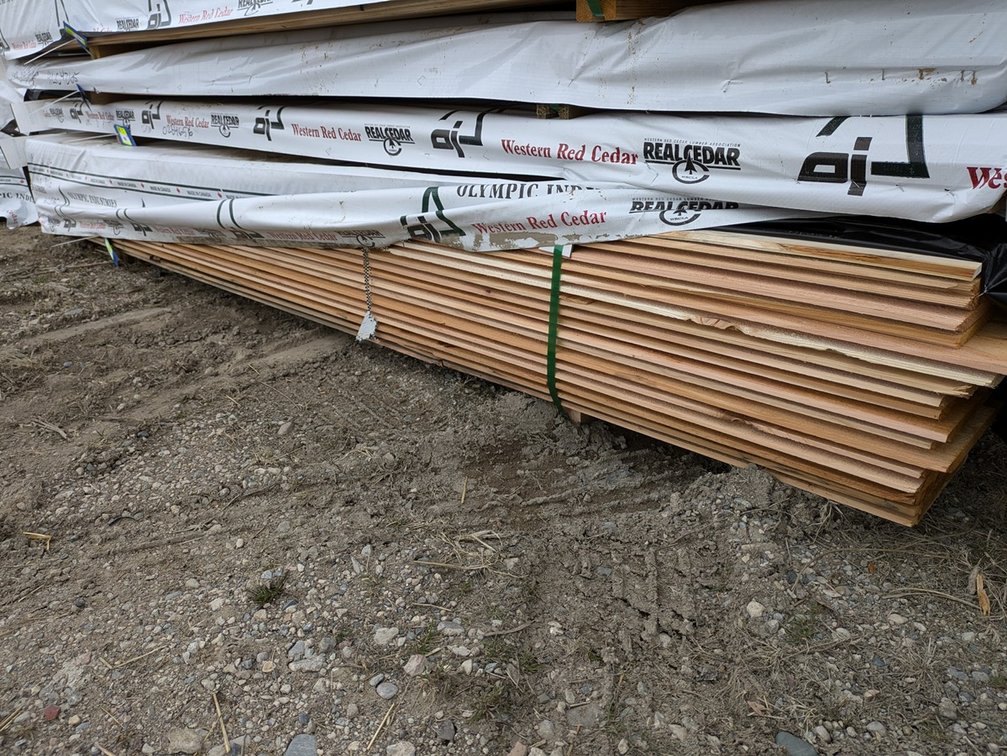Western Red Cedar 1"x10" Utility Channel Grn, 900 Linear Feet, 637 Sq. Ft. 10' Lengths