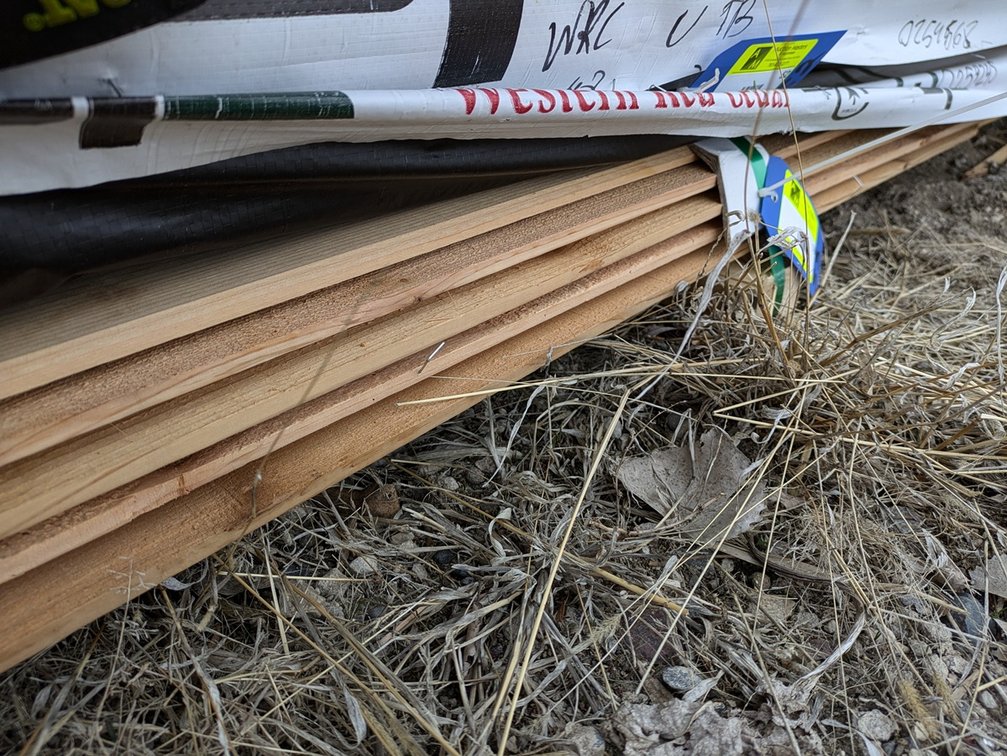Western Red Cedar 1"x6" Utility Bandsawn, Kiln Dried, 264 Linear Feet, 143 Sq. Ft., 8' Lengths