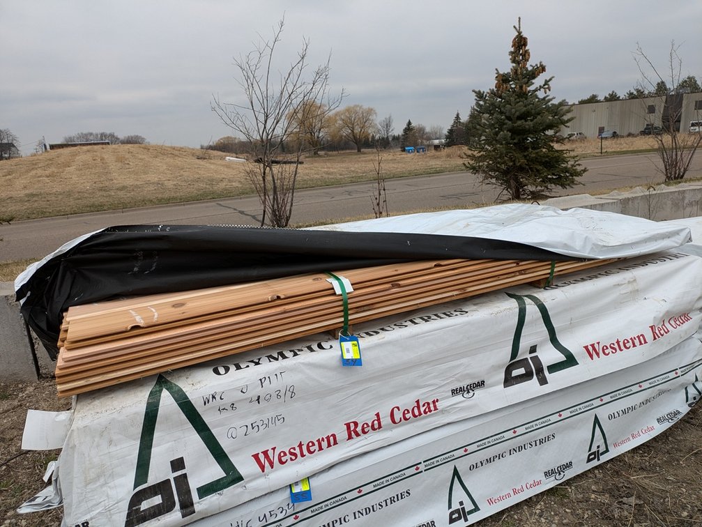 Western Red Cedar 1"x8" Utility Bandsawn, Kiln Dried, 304 Linear Feet, 164 Sq. Ft., 6' and 8' Lengths