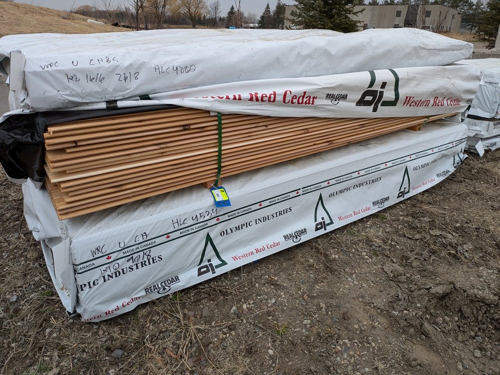 Western Red Cedar 1"x8" Utility WP-11 TF, Kiln Dried, 864 Linear Feet, 468 Sq. Ft., 8' Lengths
