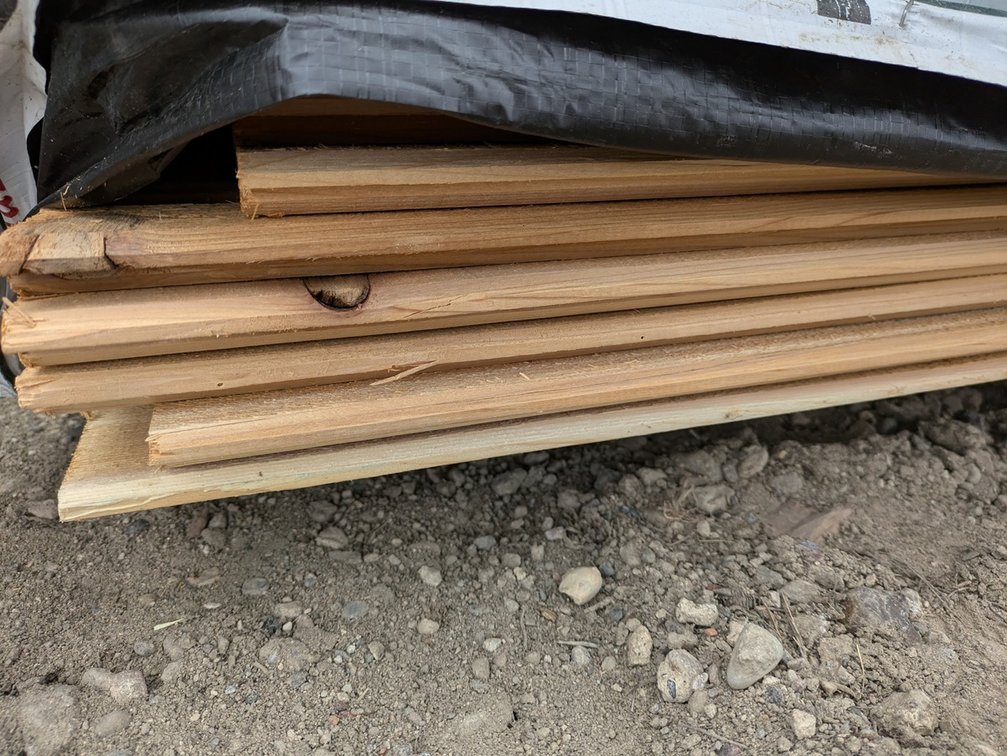 Western Red Cedar 1"x8" Utility WP-11 TF, Kiln Dried, 864 Linear Feet, 468 Sq. Ft., 8' Lengths