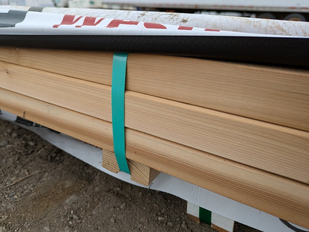 Western Red Cedar 2"x4" Utility S4S, Kiln Dried, 312 Linear Feet, 8' Lengths