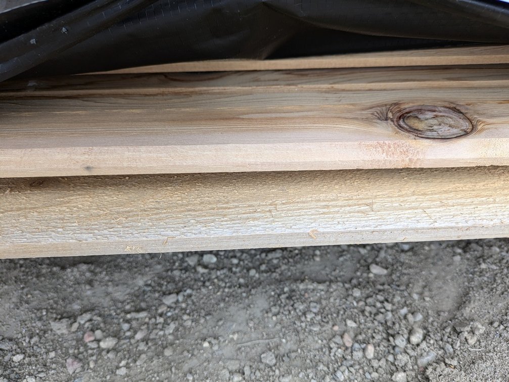 Western Red Cedar 1"x6" Utility Bandsawn, Kiln Dried, 256 Linear Feet, 138 Sq. Ft., 16' Lengths